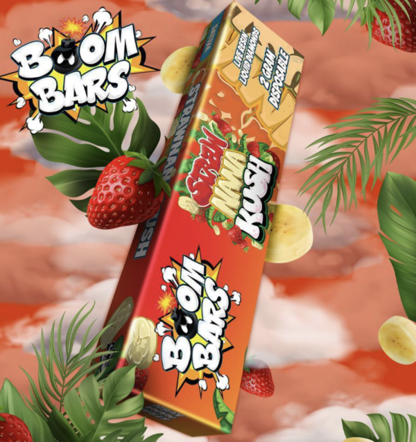 Boom Bars Disposable Strawnana Kush